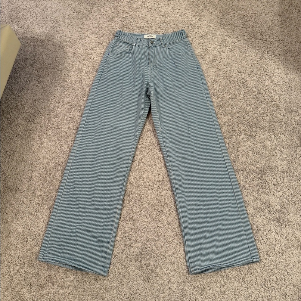 Adjustable Striped Denim - Picture 2 of 6